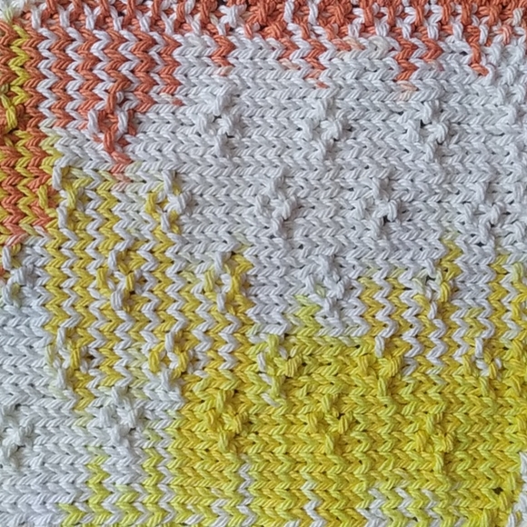 Hand Knit Baby Bib - Picture 3 of 5